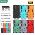 lthmy for Samsung Galaxy M52 5G Cover Shockproof Hard Case Full Protection Back Cover Punk Casing with Kickstand. 