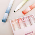 Jiwu Club Fluorescent Pen Good-looking Large Capacity Marking Pen Key Points Marker Sunrise Impression One Piece. 