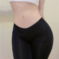 PRODUCTEI FCCEXIO Solid Color Women Leggings Super Thin Transparent Leggings Skinny Mesh Sport Fitness Leggins Black Slim Trousers. 