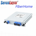 Computer Connetor Network Fiberhome 1-2 1-4 1-8 1-16 SC UPC Optical Fiber Splitter Cassette Box Plug-in Type Optical PLC Splitter All Blue.