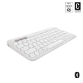 Logitech Pebble Keys 2 K380s, Multi-Device Bluetooth Wireless Keyboard with Customisable Shortcuts, Slim and Portable, Easy-Switch for Windows, macOS, iPadOS, Android, Chrome OS. 