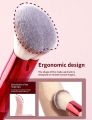 Maange 6pcs Professional Face & Eye Makeup Brush Set - Red.