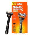 Gillette Fusion5 Precision Shaving Razor with Precision Trimmer & Ergonomic Handle - Men's Grooming Essentials.