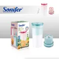 Sonifer SF-8130 Multi-function Custom Portable Mixer Usb Type-C Blender Cup Ice Portable Mini Cup Juicer for Travel Home Use.
