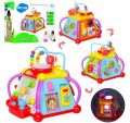 HOLA Baby Musical Activity Pyramid Toy Cube Play Center with 15 Functions & Learning Skills Educational Toys for kids gifts.