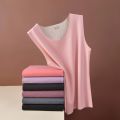 In winter, cashmere heat, thickened women's vest, cashmere warmth, inner base vest, soft skin-friendly camisole. 