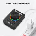 X5 Professional Live Streaming External Sound Card for PC, Phones, and Laptops, with BT Music Input Accompaniment and USB Multimedia Volume Knob. 