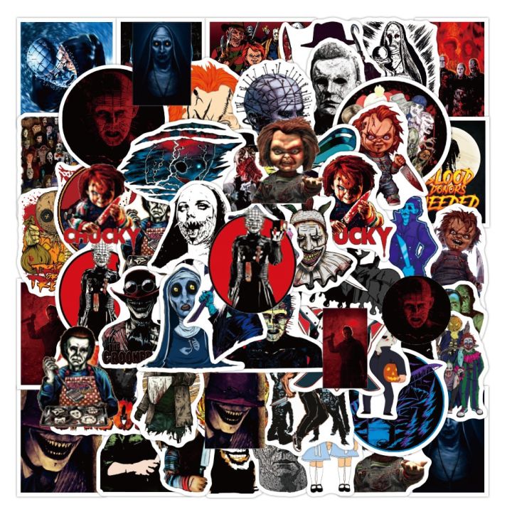 10/30/50PCS%20Mix%20Horror%20Movie%20Stickers%20Decals%20Skateboard%20Guitar%20Suitcase%20Freezer%20Motorcycle%20Graffit%20DIY%20Cartoon%20Sticker%20Kid%20Gift%20-%20Image%203