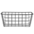 Migeet Iron Storage Basket Wall Mounted Storage Organizer Wire Hanging Basket Bathroom Shelf for Bedroom Bathroom Laundry Room.