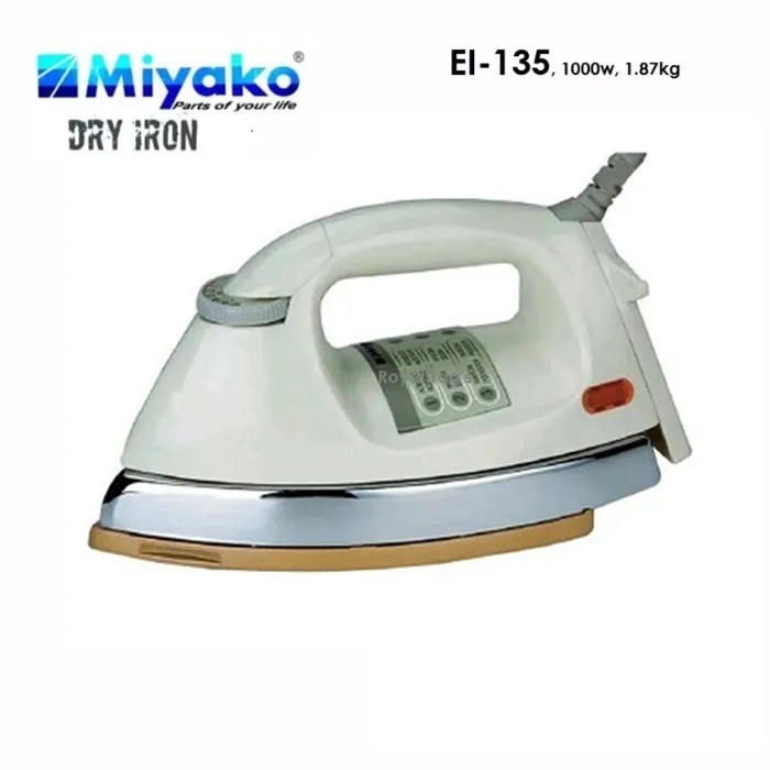 Miyako EI-135  Automatic Non Stick Heavy weight Dry Iron