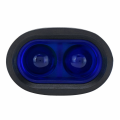 4X 10V-80V Vehicle Blue LED Warning Signal Lamp Forklift Truck Work Spot Safety Light Car 20W Industrial Safety Lamp.