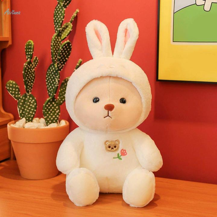 Cute Animal Plush Toys Birthday Gifts Soft Pillow for Adults Boys Girls Kids 25cm Rabbit