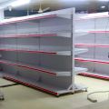 Double Side Display Rack/ Black Super Shop Display Rack. 