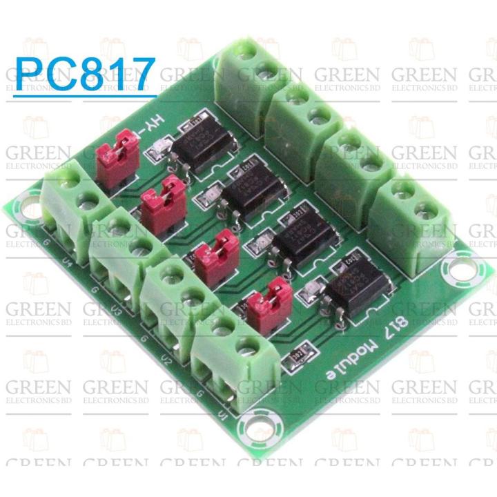 PC817 Optocoupler 4 Channel Voltage Isolation Board Voltage Converter ...