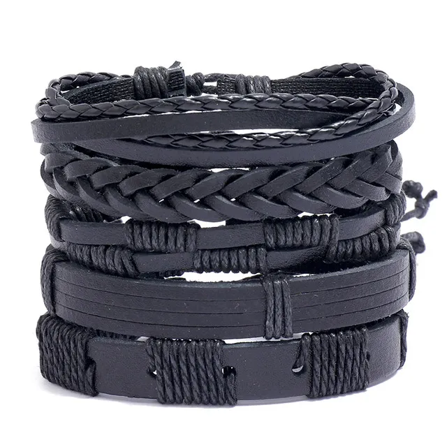 Men's%20Bracelets%20Set%205pcs%20Mixed%20Leather%20Wrap%20Bracelet%20Black%20Bangles%20Punk%20Male%20Rock%20Male%20Jewelry%20Accessory%20Small%20Gift%20-%20Image%202