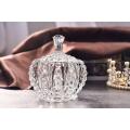 Round Shape Glass Candy Canisters / Valentine'S Gift Clear Chocolate Glass Jar. 