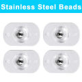 8/4Pcs Self Adhesive Mini Caster Wheels Universal 360° Rotation Stainless Steel Rollers For Furniture Cabinet Trash Storage Box.