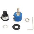 Potentiometer, Adjustable Resistor, High Precision Practical Low Power Consumption Durable for Rotary 500 Ohm.