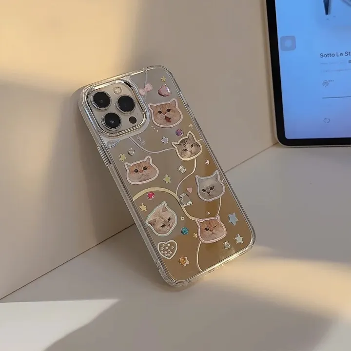 Electroplated%20Mirror%20Cat%20Head%20Phone%20Case%20for%20iPhone15%2014%2012%2013%2011%20Pro%20ProMax%20Plus%20X%20XR%20Xsmax%20Shockproof%20Phone%20Cover%20-%20Image%206