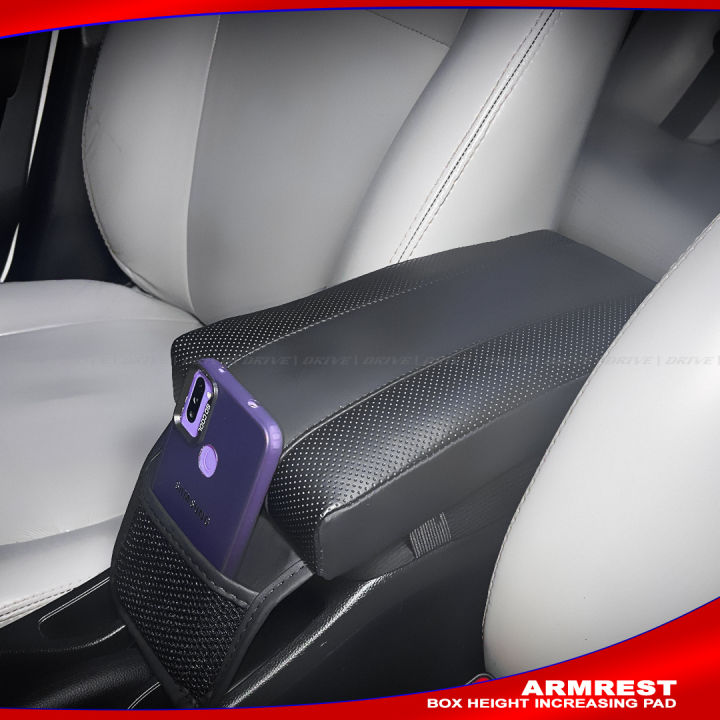 Car Armrest Cushion , Console  Box Elbow Support Armrest Storage