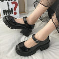 Spring Platform Leather Shoes Women Flats Casual Oxford Loafers Thick Bottom Ladies Wedge Lolita Shoes Mary Jane Women Moccasins Moonlight Shines.
