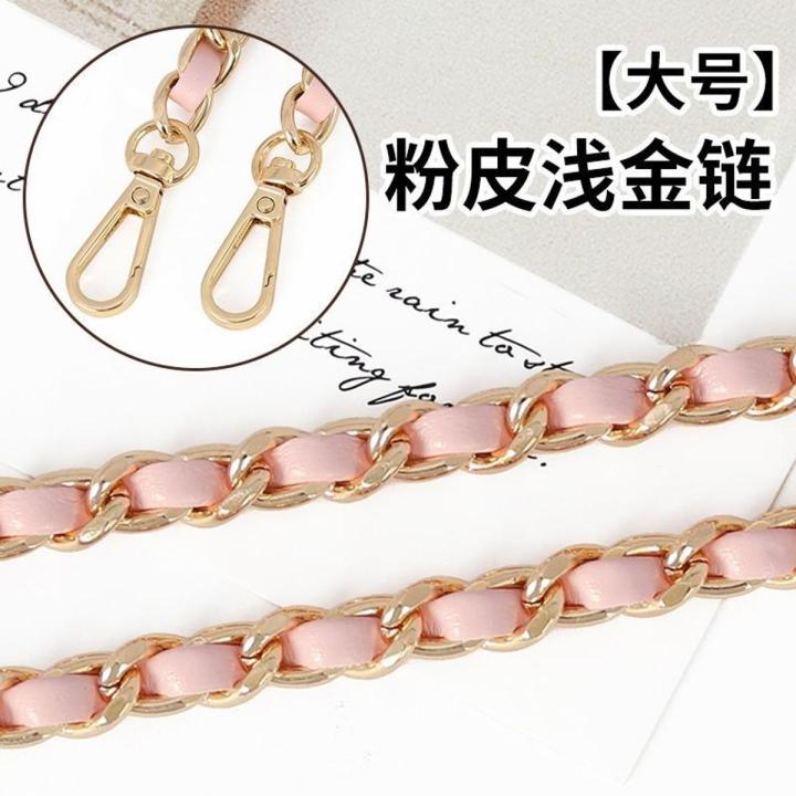 Lady Crossbody Shoulder Bag Bag Chain Chain Accessories Single Buy Bag Chain Metal Wear Leather Strap Purse Chain Chain Replacement