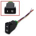 NXFDSIOZ 4X Auto Retrofit Switch Waterproof Toggle Switch Fog Lamp Switch with 4 Line for White Light. 