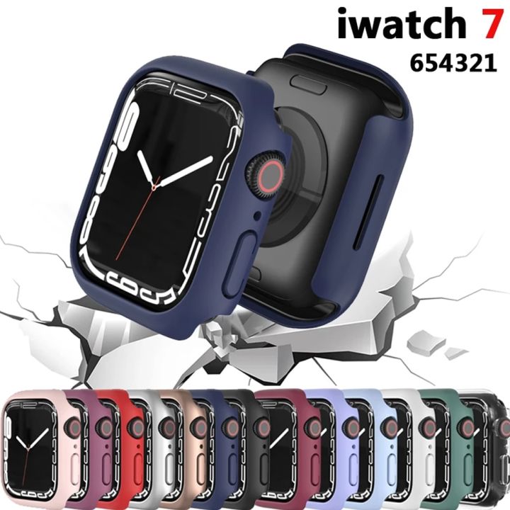 Glass+Case For Apple Watch Serie SE 44mm 40mm