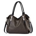 Fashion Large Soft Leather Ladies Bag European and American Retro Ladies Large Capacity Shoulder Handbag PU Material.