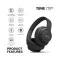 JBL Tune 770NC Black Wireless Over-ear Headphone. 