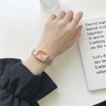【Nice Day Toy Findings Store】（NEW）Yesurprise Women Square Dial Wrist Watch Steel Band Fashion Quartz. 