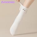Magnetic Socks 1 Pair Linking Couple Socks Funny Big Eyes Holding Hands Mid-tube Cute Gifts for Women Men. 