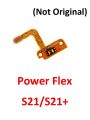 Original Power Volume Flex For Samsung Galaxy S21 Ultra S21 Plus 5G Phone On Off Key Button Ribbon Cable Parts G991 G996 G998.