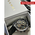 Skmei new fashion quartz men watch stainless steel waterproof 7039.