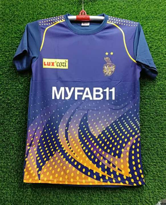 Kolkata Knights Riders  KKR Half Sleeve Jersey  IPL 2025