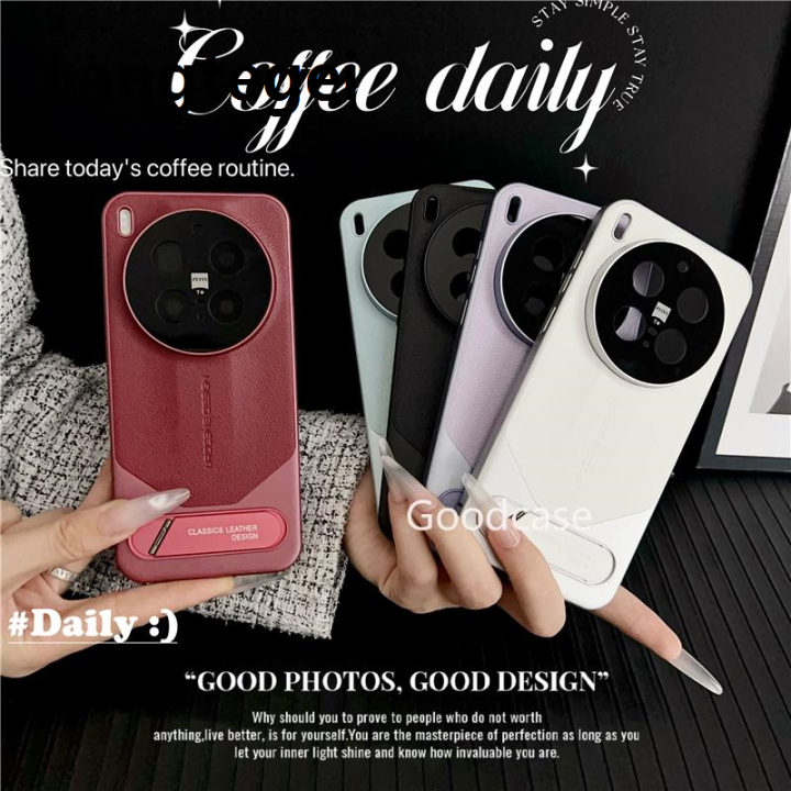 Langtegei%20Casing%20For%20Vivo%20X300%20Pro%20X300Pro%20VivoX300%20Vivo%20X200%20Pro%20Ultra%205G%20Splicing%20color%20Plain%20Leather%20Phone%20Case%20Shell%20bracket%20Back%20Shockproof%20Casing%20Cover%20-%20Image%203