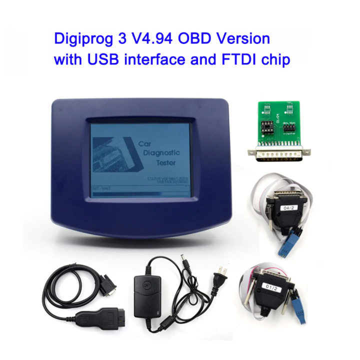 Digiprog 3 V4.94 Odometer Programmer OBD2 Version Car Diagnostic Tool ...