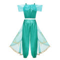 Pants Birthday Party Halloween Latin Magic Lamp Princess Jasmine Princess Dress Dress Up Costume Girls' Day Fantasy Top Long. 