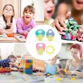 4 Pieces Newborn Teether Infant Toys Early Learning New Born Wrist Rattle. 