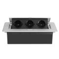 Floor Outlet Embedded Desktop Up Power Socket Cover Box Kit EU Standard 16A. 