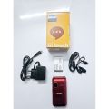 Philips E218L Folding Phone Dual Display Red.