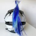 Durable Universal Mohawk Helmet Wig Lightweight Punk Style Motorcycle Helmet Decorations with Magic Sticker Cockscomb Wigs. 