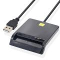 Sim Smart Card Reader Bank Card IC/ID Emv Tf Mmc Card Readers Usb-Ccid Iso 7816 Smart Card Reader adapter PC laptop.