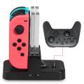 Switch Pro Controller Charger Nintendo Switch Console Joy-Con Charging Dock Station Stand with LED Indication and Free Type C Cable. 