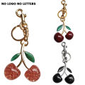 Cherry Bag Charm, Cute Keychain with Metal Key Ring and Clip, Cherry Charm for Purse,Bags Accessories for Women Girls. 