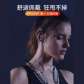 New cross-border 5.3 neckband wireless Bluetooth dual dynamic 4-speaker ultra-long standby halterneck universal sports earphones. 