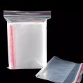 Plastic Zip Lock Bags Clear Poly all size Inch (100pcs-pack). 