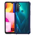 Realme 5 pro/realme q edge এর জন্য-শক্তিশালী শকপ্রুফ কুশন ব্যাক ক্লিয়ার হাইব্রিড স্বচ্ছ হার্ড কভার কেসিং.