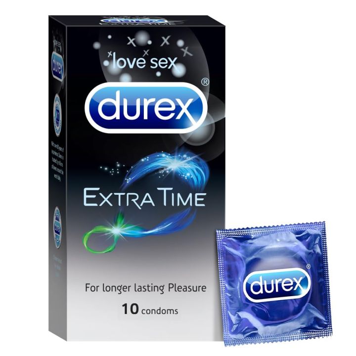 Durex Extra Time Condom 10pcs Box | Made In India