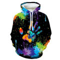 Vintage Men Graffiti Art Couple Clothing Spring Autumn Comfortable Oversized Hooded Sweatshirts 3D Y2K Pullovers Tops Coat. 
